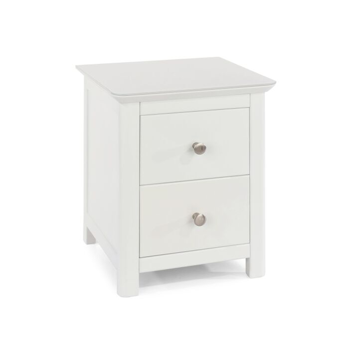 Capri 2 Drawer Petite Bedside Cabinet