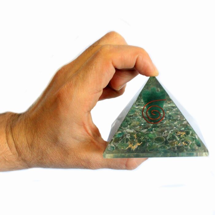 Large Orgonite Pyramid 7.5cm - Angel