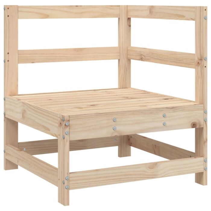 Vidaxl 7 Piece Garden Sofa Set Solid Wood Pine