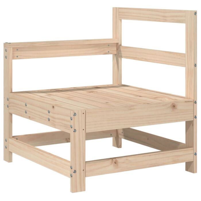 Vidaxl 7 Piece Garden Sofa Set Solid Wood Pine
