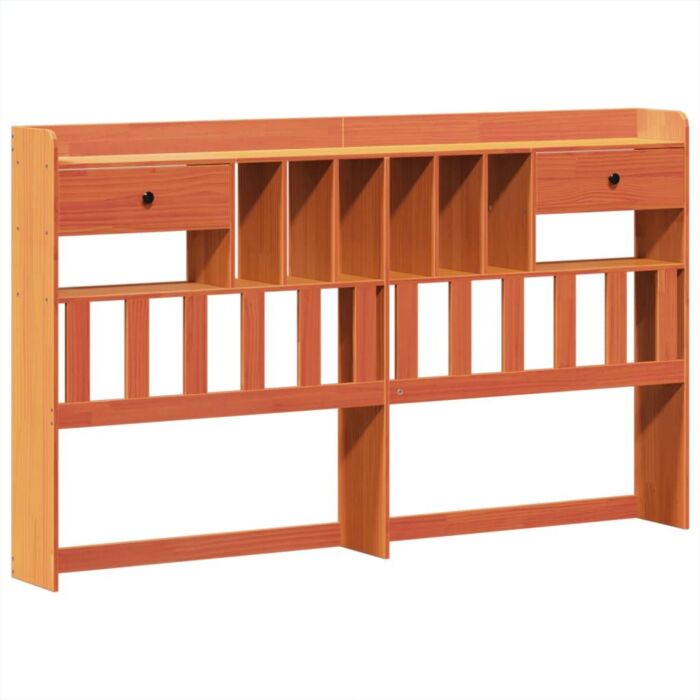 Vidaxl Bed Frame Without Mattress Wax Brown 180x200 Cm Super King Solid Wood Pine