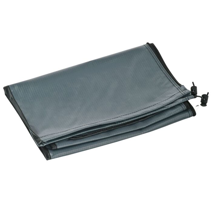 Outsunny Garden Offset Umbrella Parasol Waterproof Cover-grey