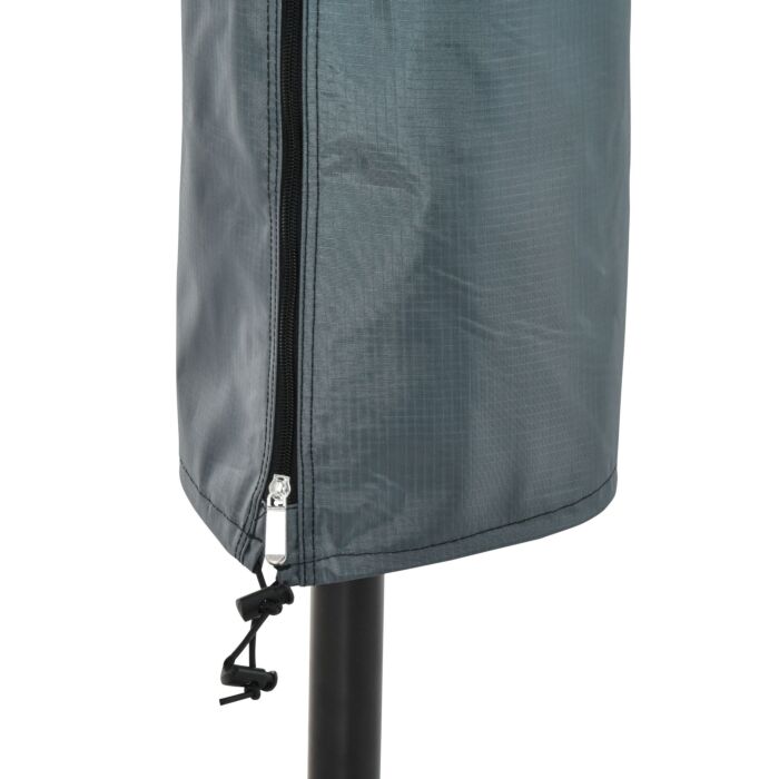 Outsunny Garden Offset Umbrella Parasol Waterproof Cover-grey