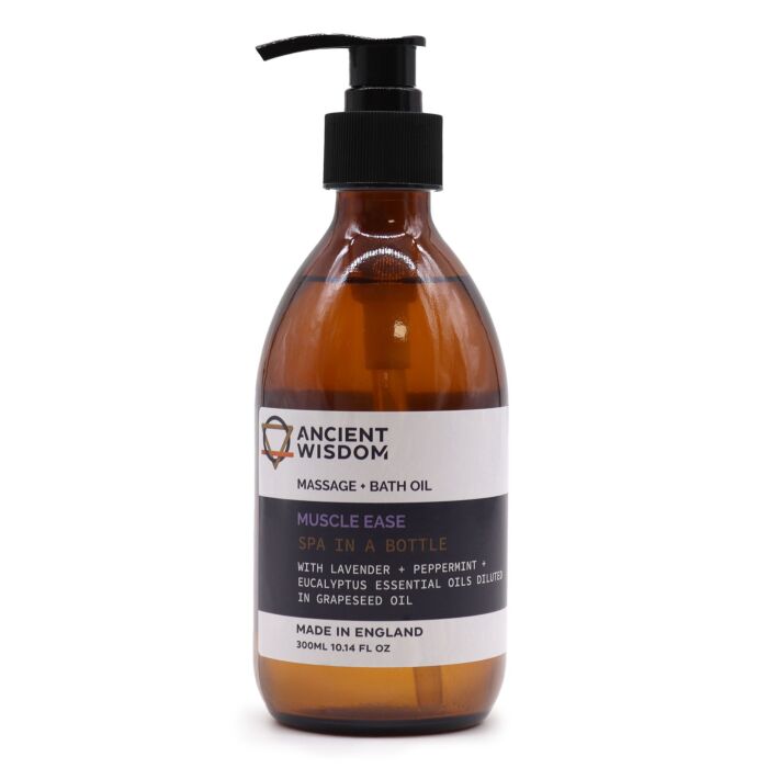 Aromatherapy Massage And Bath Oil - Muscle Ease 300ml