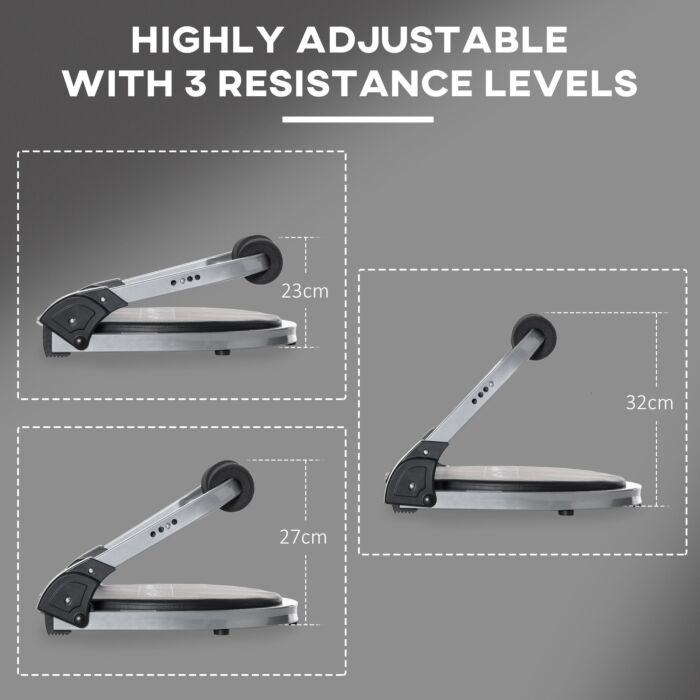 Homcom Abs Trainer, Ab Machine, Abs Workout Equipment, Whole Body Exercise Equipment For Home Gym