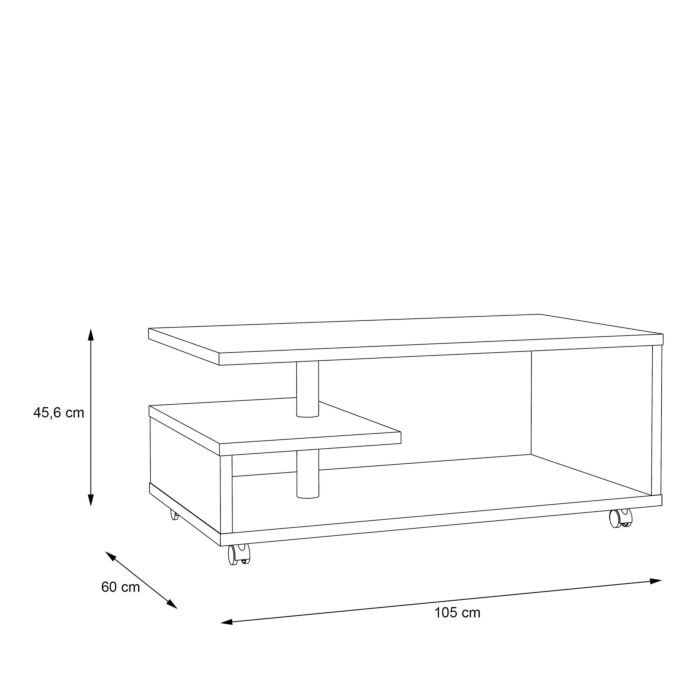 Bailey Coffee Table In Antique Oak