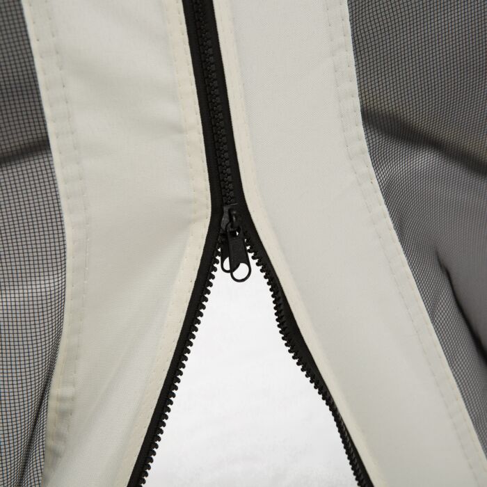 Outsunny Replacement Mesh Mosquito Netting Screen Walls For 10 X 10ft Patio Gazebo, 4-panel Sidewalls With Zippers (wall Only, Canopy Not Included)
