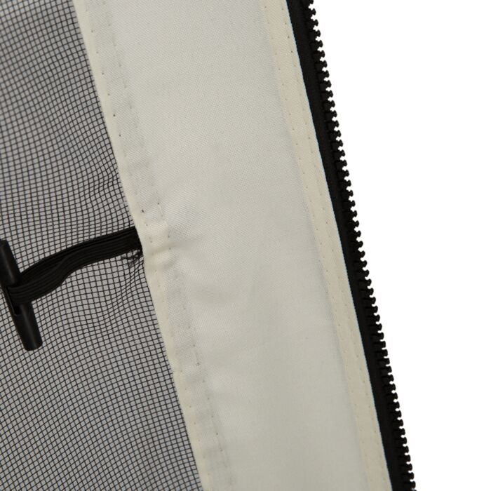 Outsunny Replacement Mesh Mosquito Netting Screen Walls For 10 X 10ft Patio Gazebo, 4-panel Sidewalls With Zippers (wall Only, Canopy Not Included)