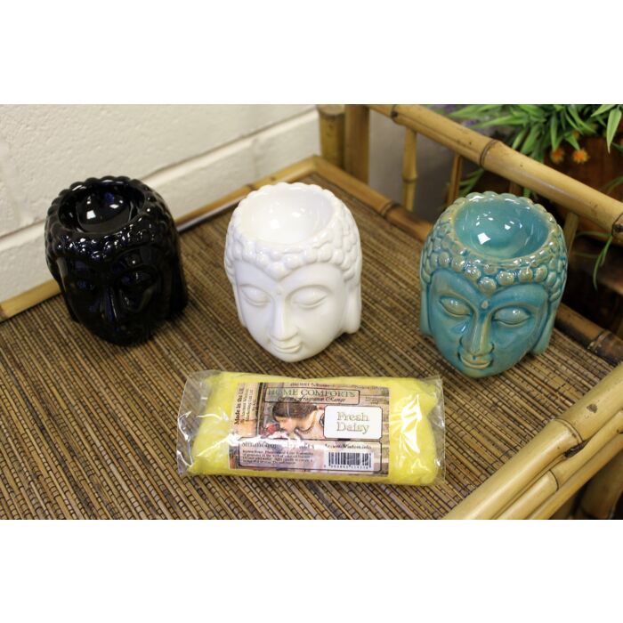 Buddha Oil Burner - White