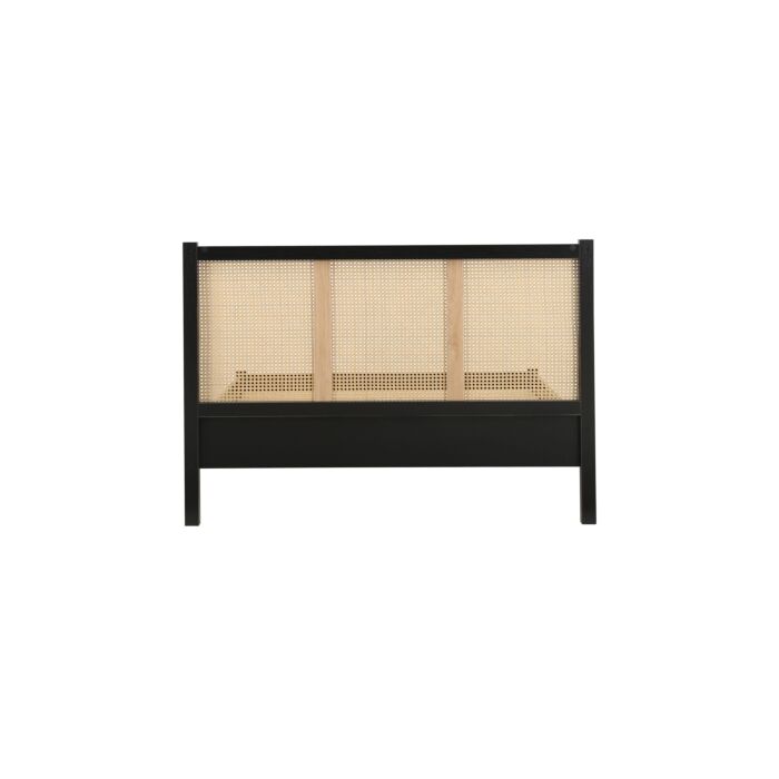Croxley King Rattan Bed Black