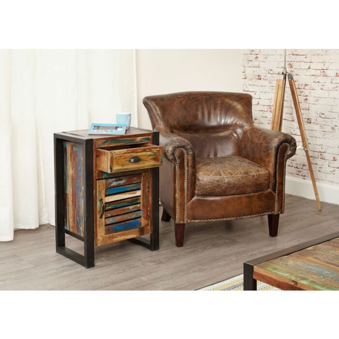 Urban Chic 1 Door 1 Drawer Lamp Table