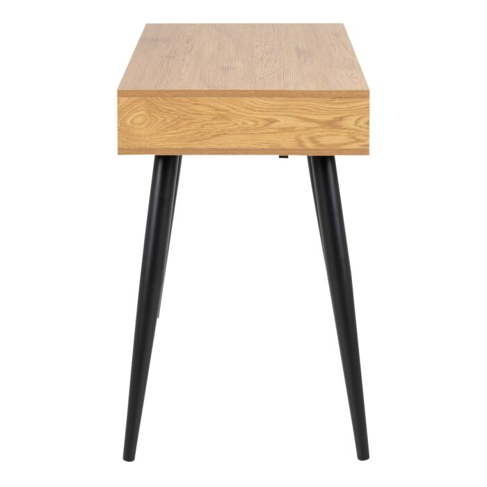 Neptun 3 Drawer Office Desk In Oak