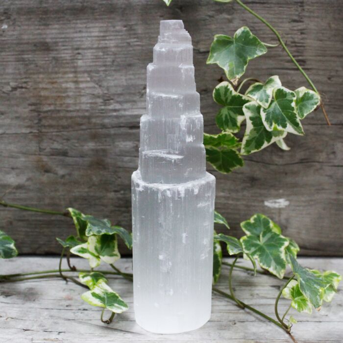 Natural Selenite Tower - 20 Cm