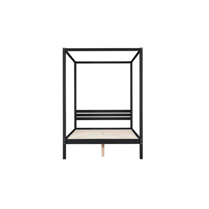 Mercia Four Poster King Bed Black