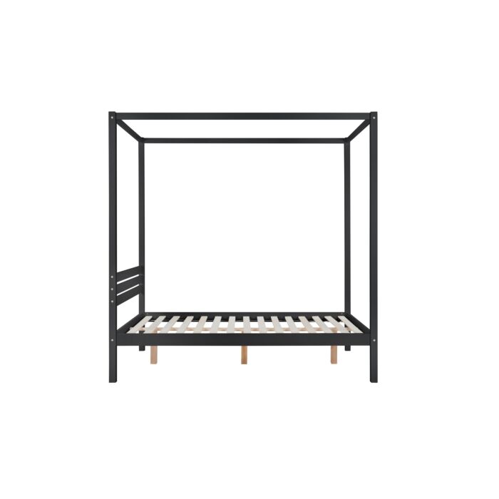 Mercia Four Poster King Bed Black