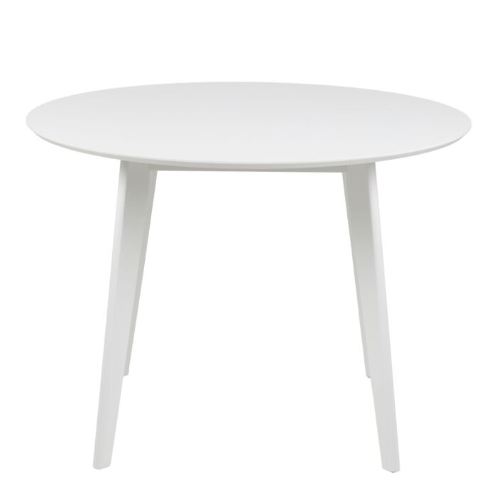 Roxby Round Dining Table In White