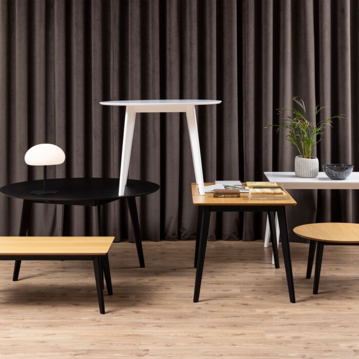 Roxby Round Dining Table In White