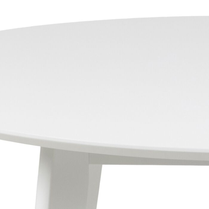 Roxby Round Dining Table In White