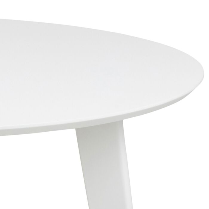 Roxby Round Dining Table In White