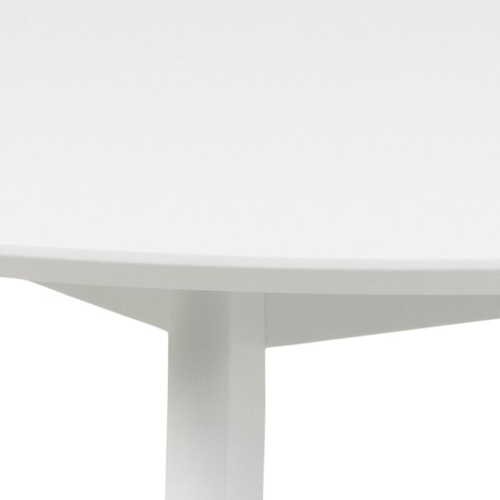 Roxby Round Dining Table In White