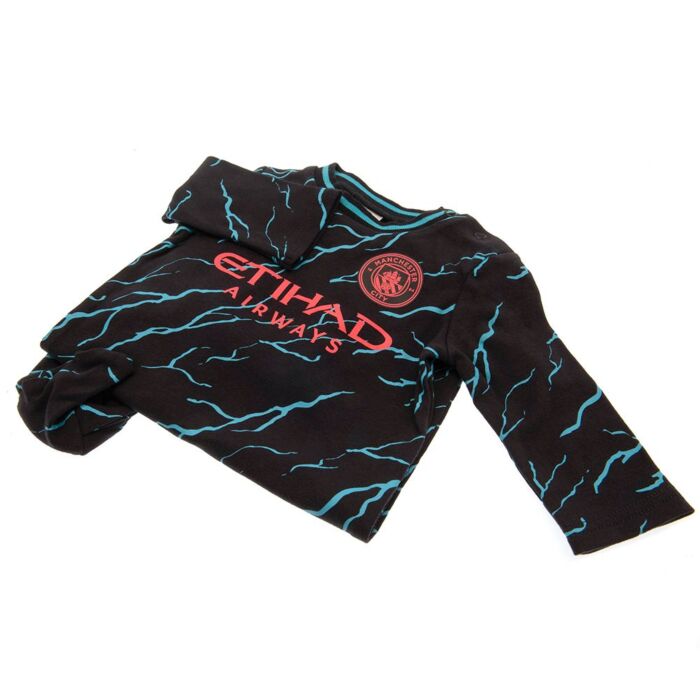 Manchester City Fc Sleepsuit 12/18 Mths Lt