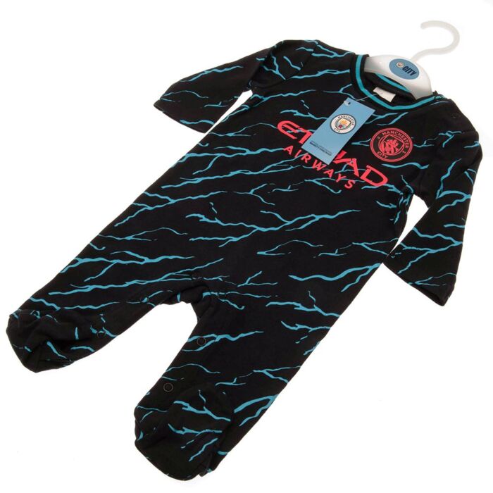 Manchester City Fc Sleepsuit 12/18 Mths Lt