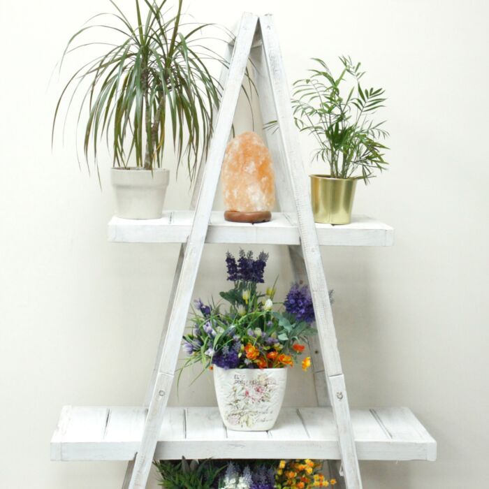 Folding "a" Frame Display - Whitewash