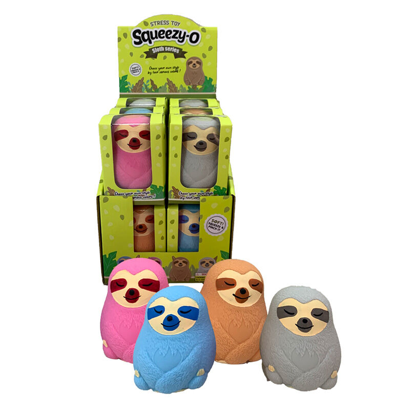Fun Kids Maltose Squeezy Stretchy Cute Sloth Toy