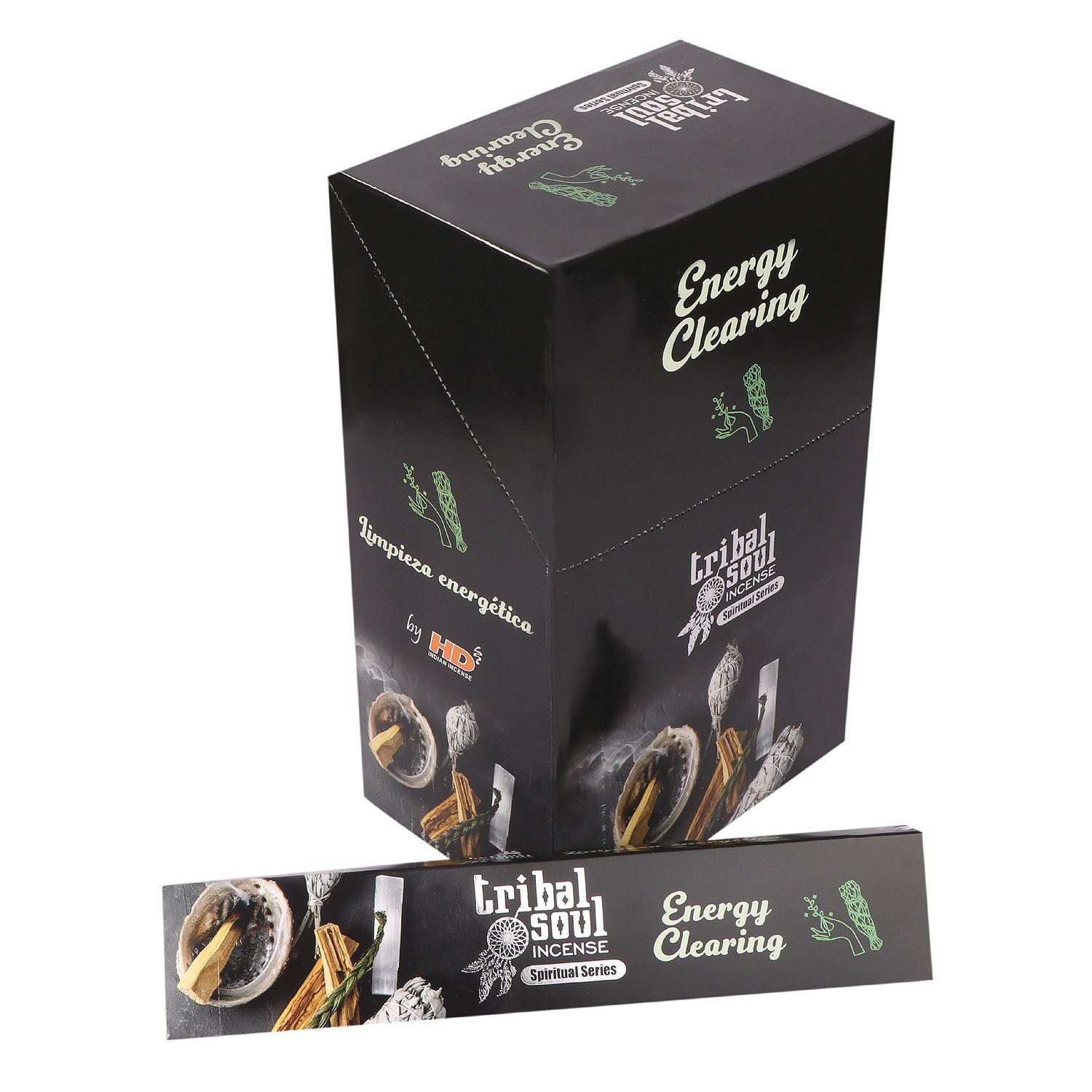 Tribal Soul Spiritual Incense Sticks And Ceramic Holder - Energy Clearing