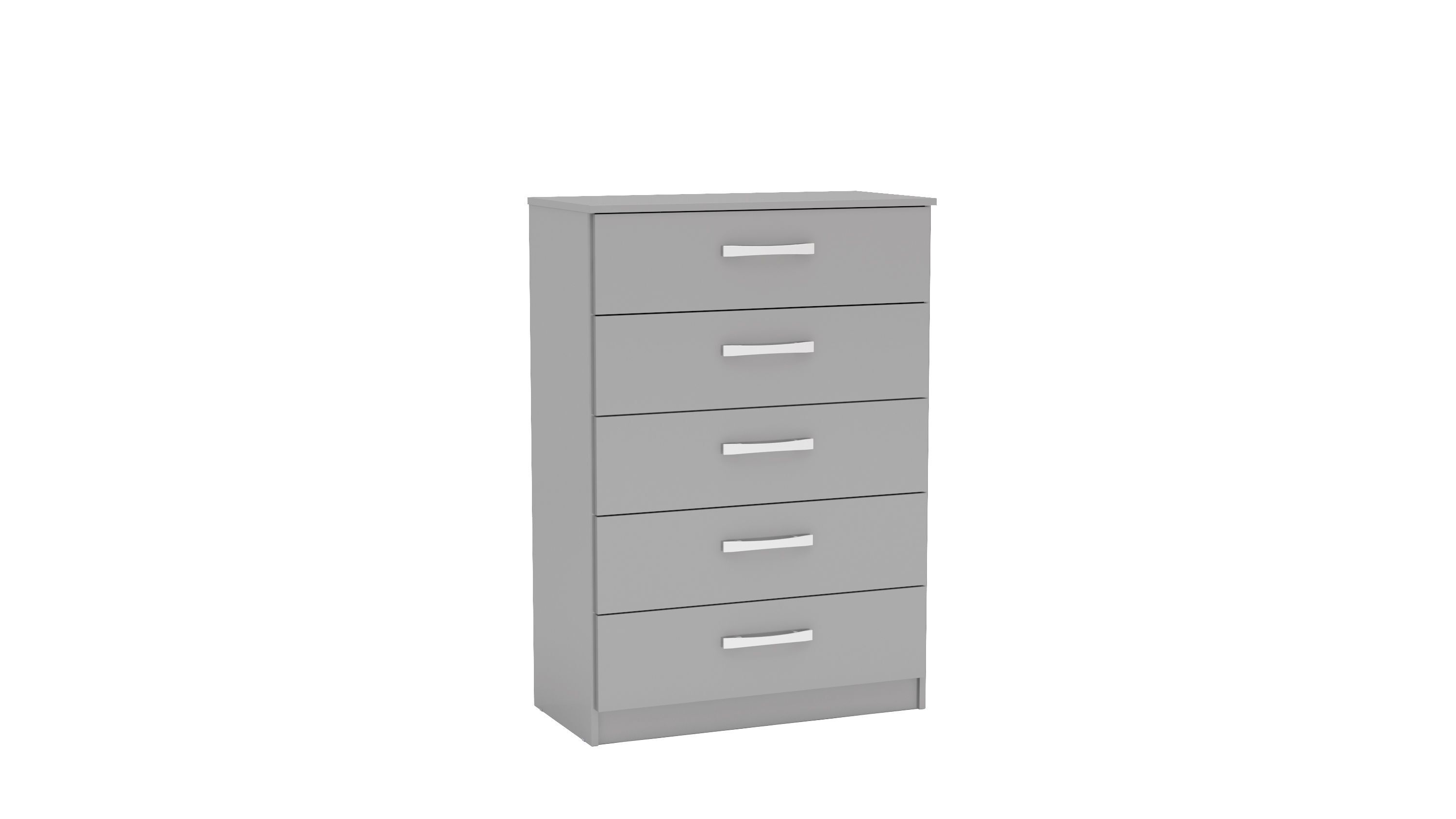 Lynx 5 Drawer Chest Grey