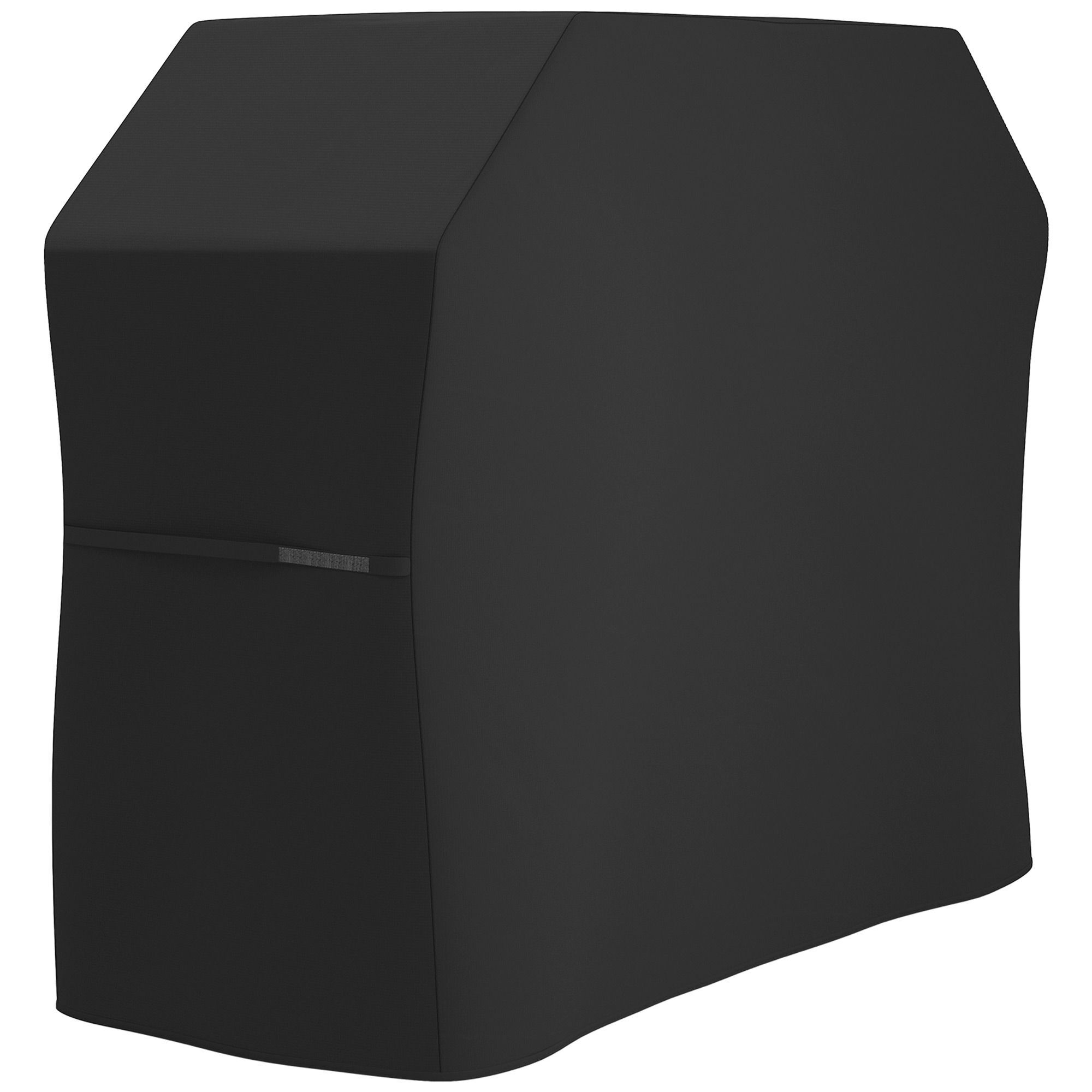 Outsunny 147 X 61cm Plastic Coated Protective Grill Cover - Black