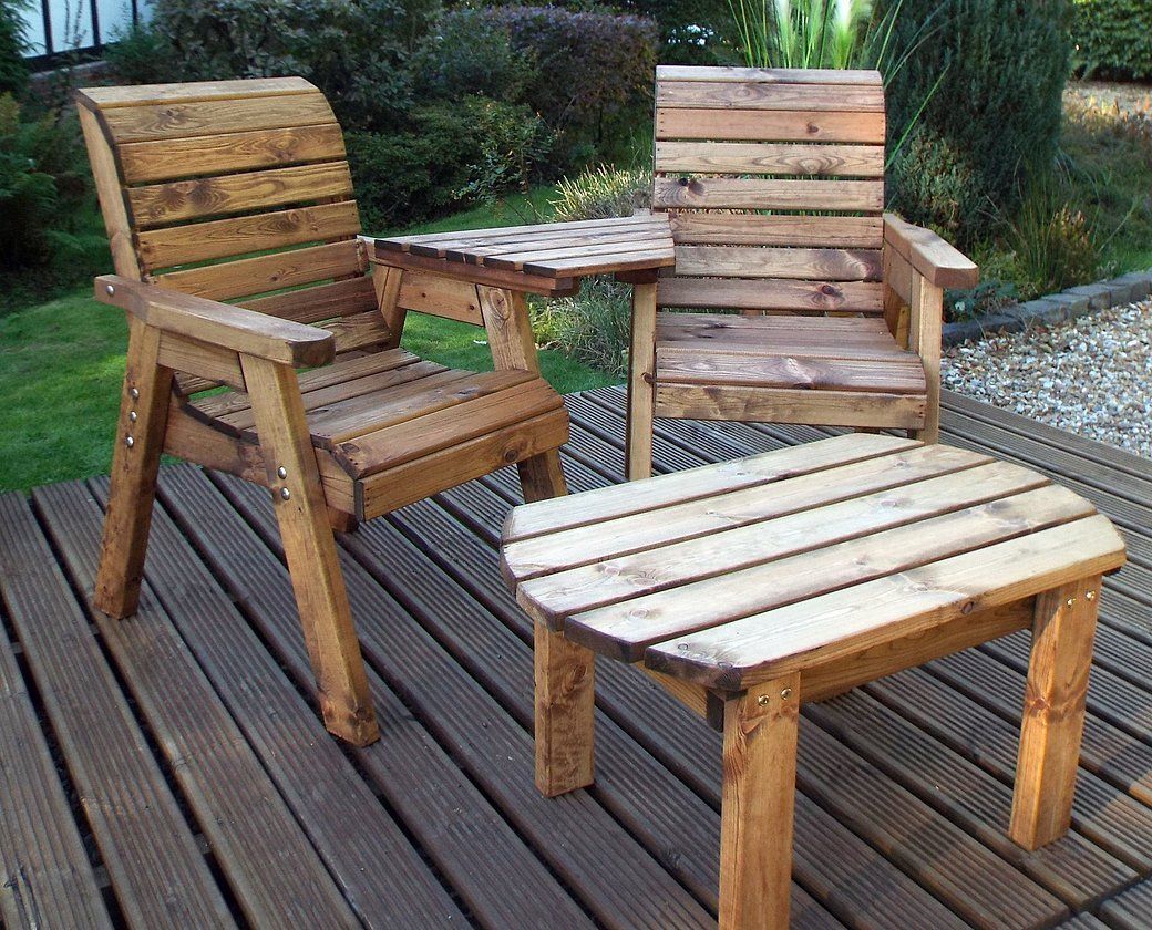 Twin Companion Dining Set Angled