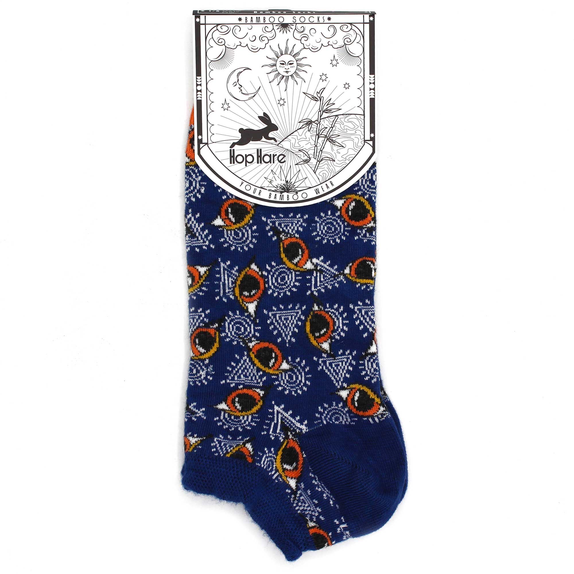S/m Hop Hare Bamboo Socks Low (3.5-6.5) - Egyptian Pyramyds
