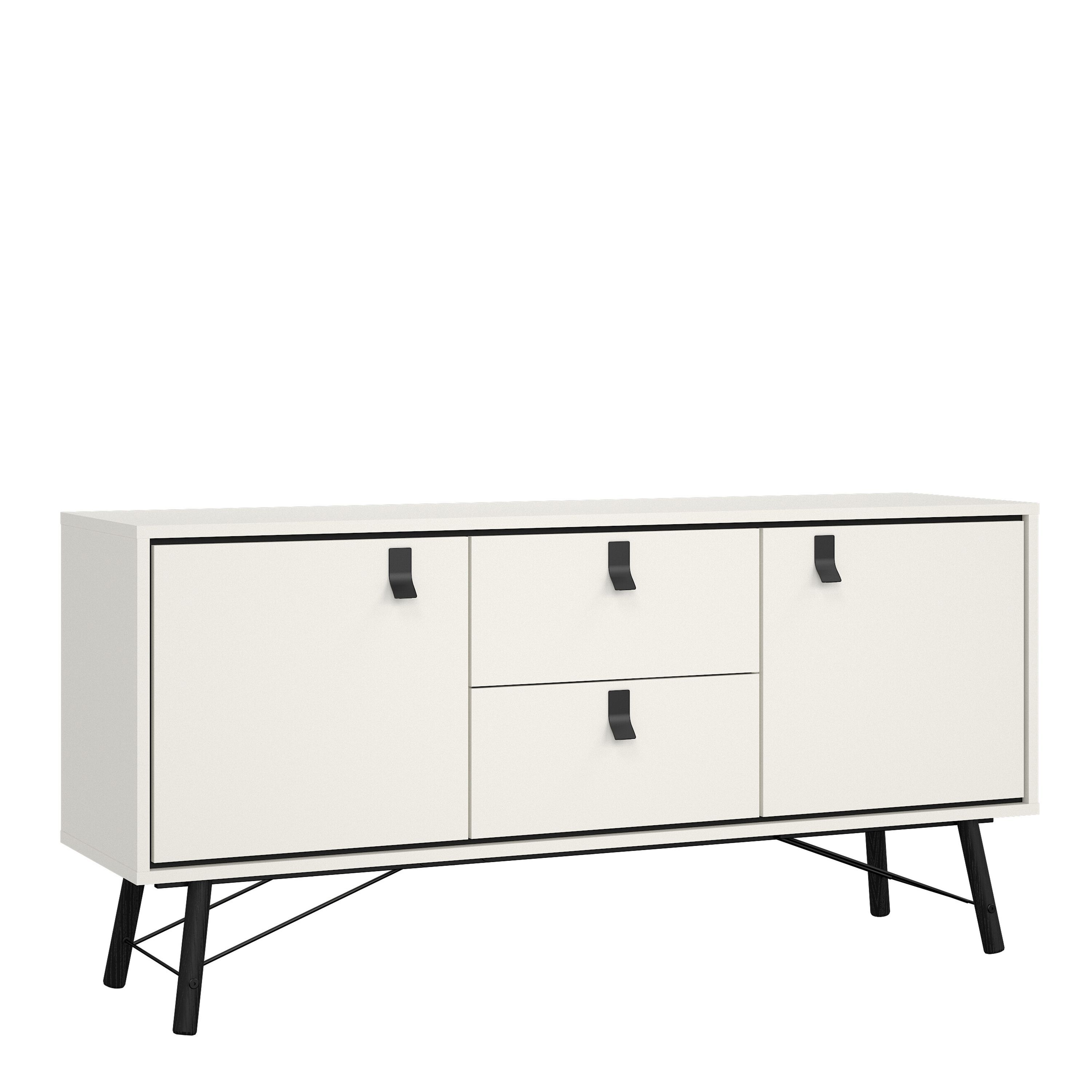 Ry Sideboard 2 Doors + 2 Drawers Matt White