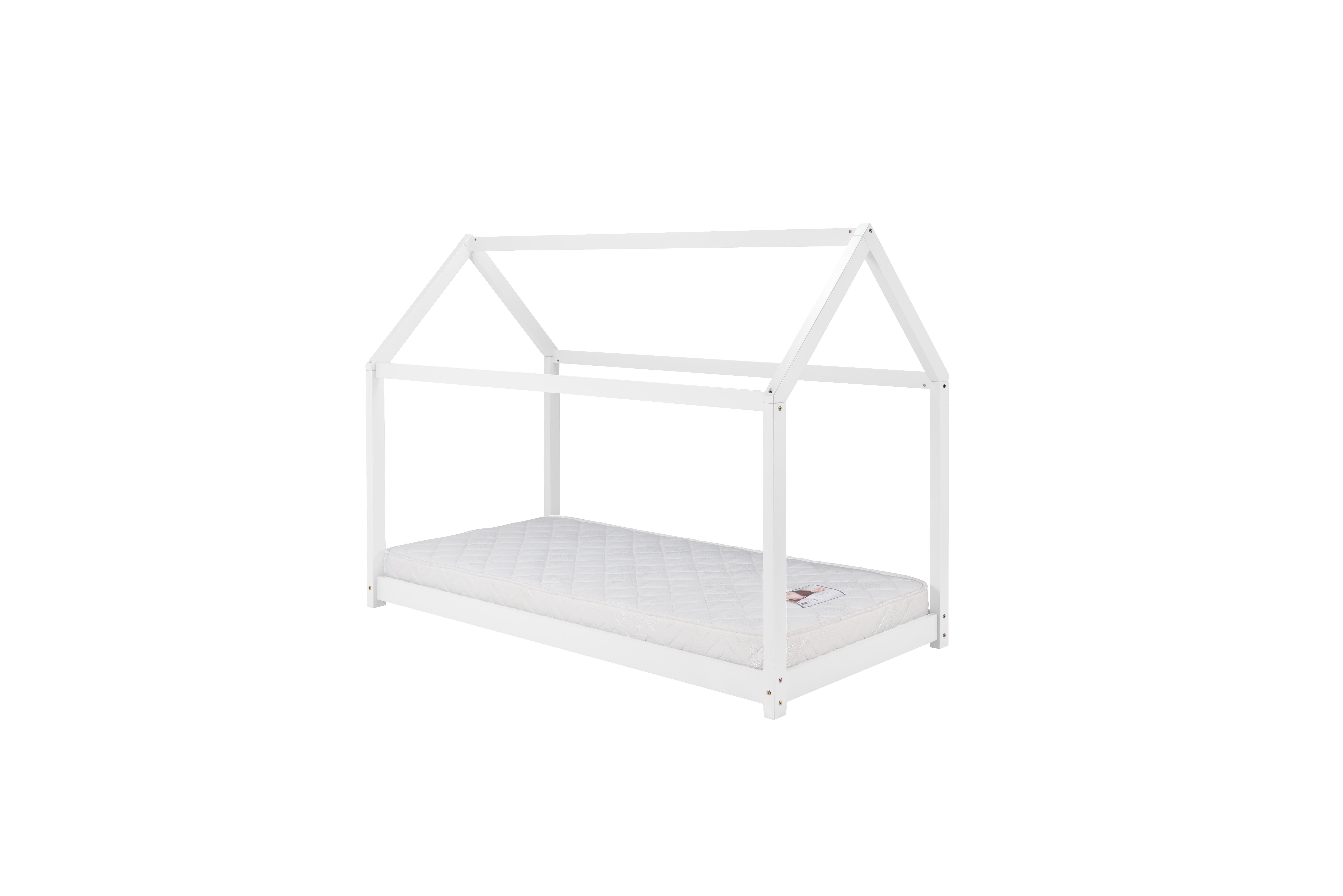 House Single Bed White