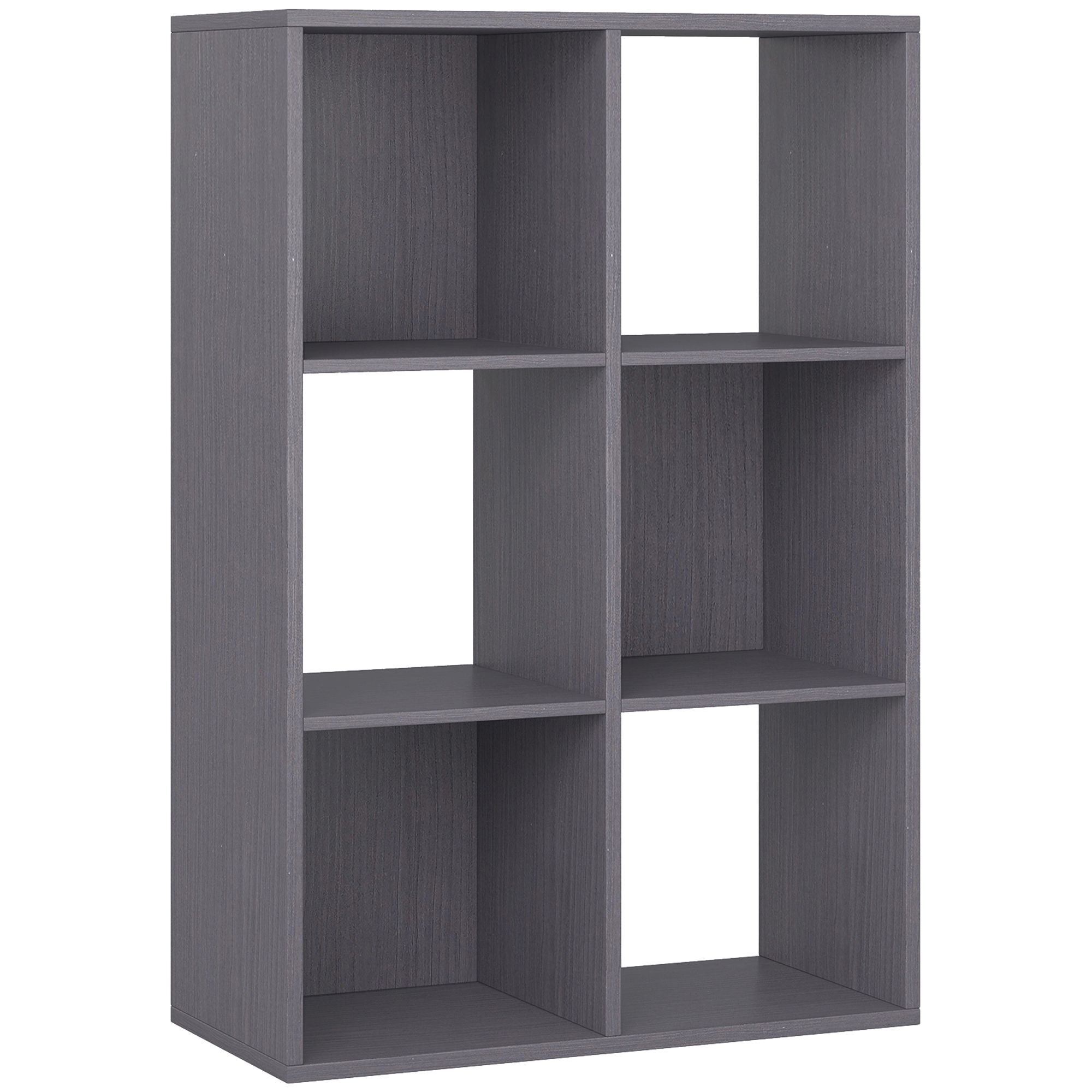 Homcom 6-cube Bookshelf - Grey