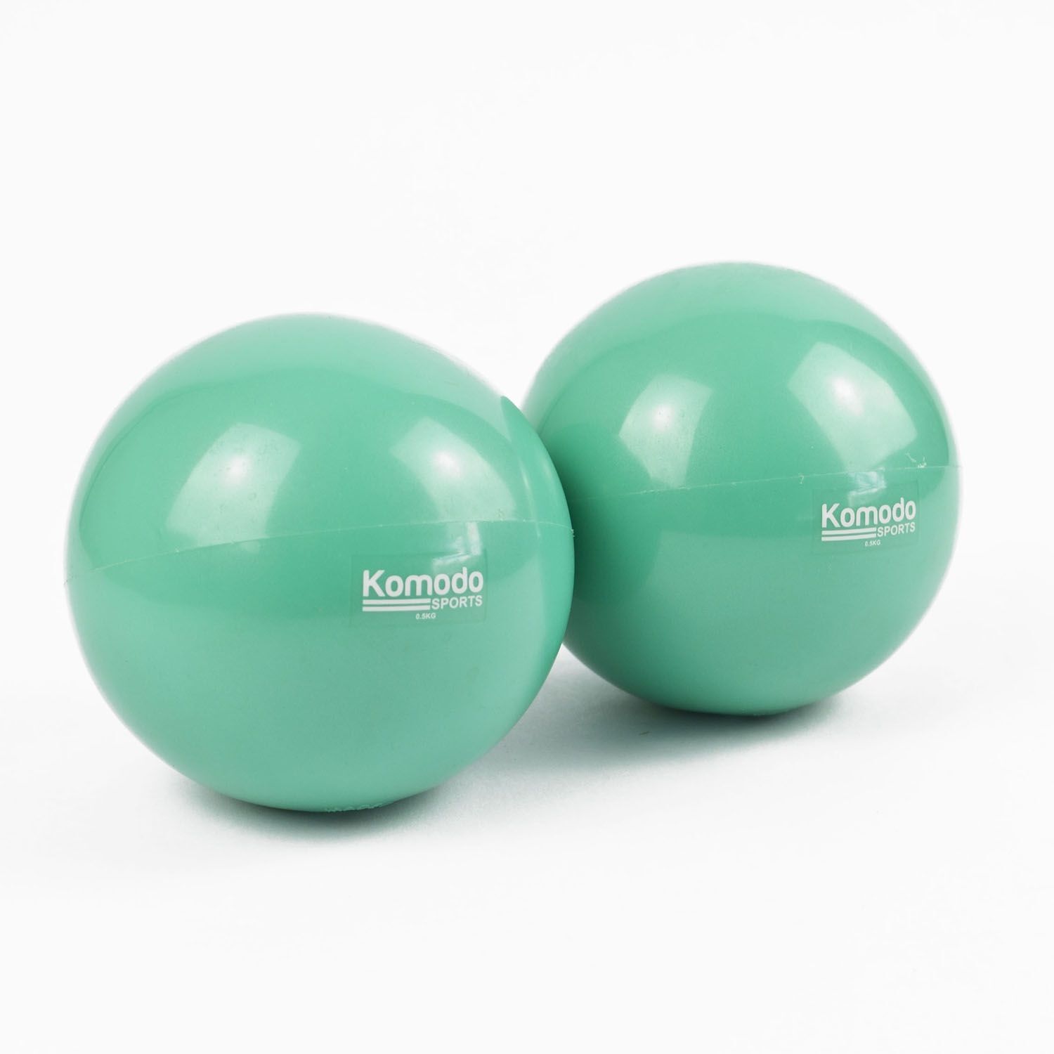 Green Weighted Toning Ball - 2x 0.5kg