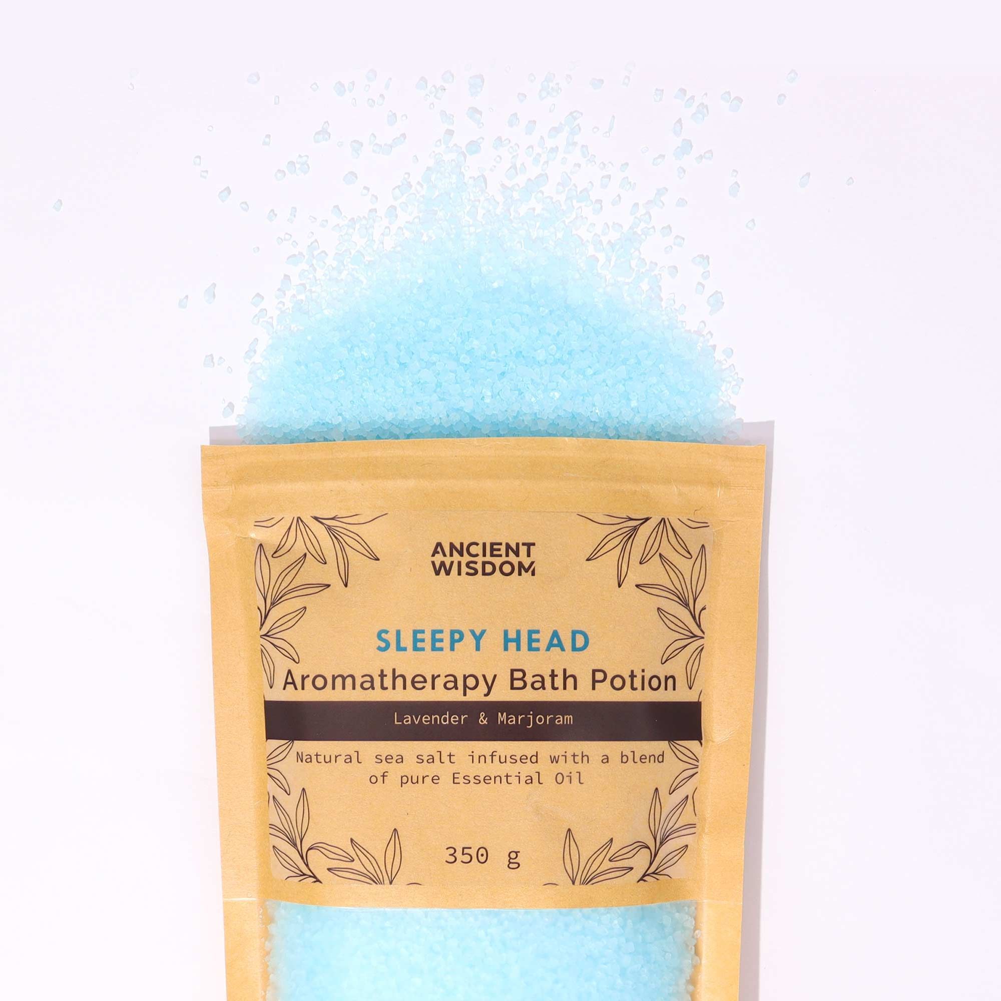 Aromatherapy Bath Potion In Kraft Bag 350g - Sleepy Head