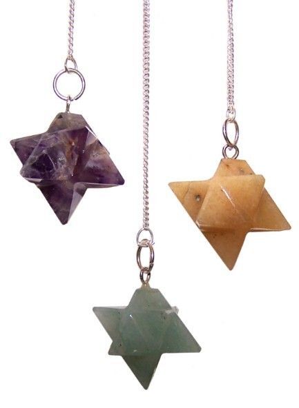 Merkaba (star) Pendulums - Assorted