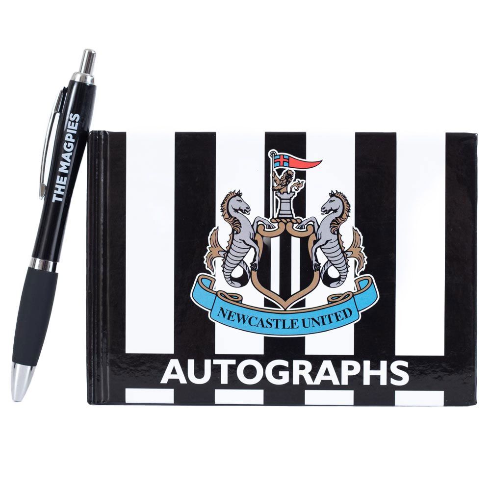 Newcastle United Fc Autograph Book & Pen