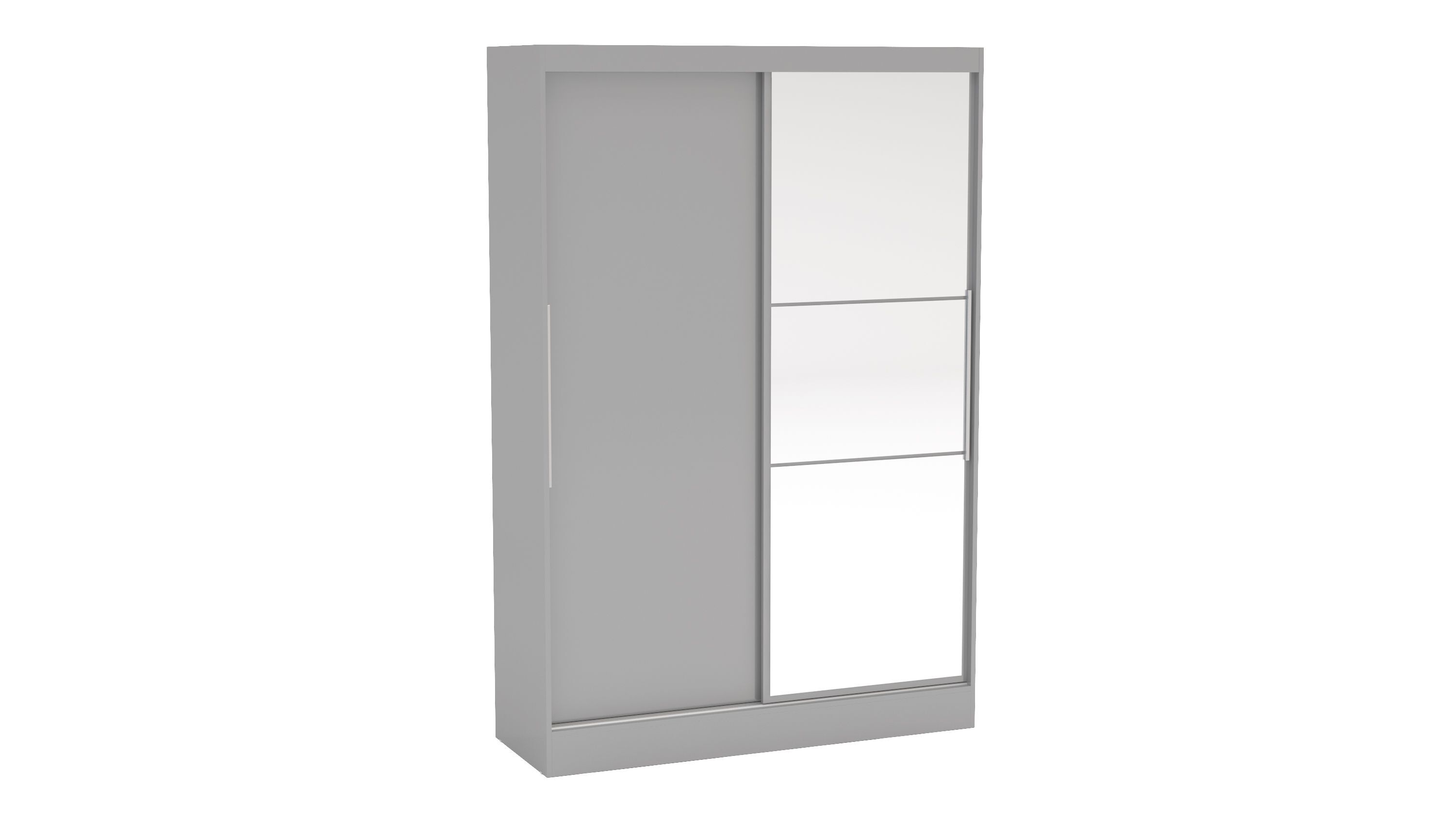 Lynx 2 Door Sliding Wardrobe With Mirror Grey