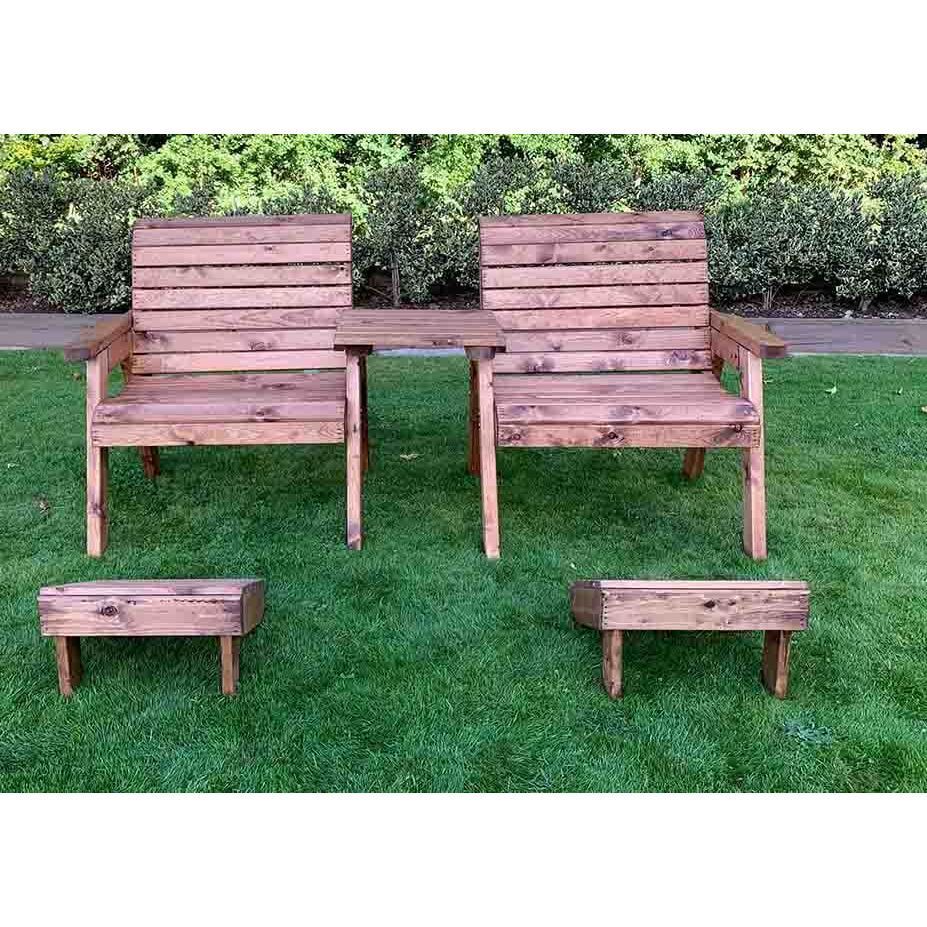 Grand Twin Straight C/w Footstools