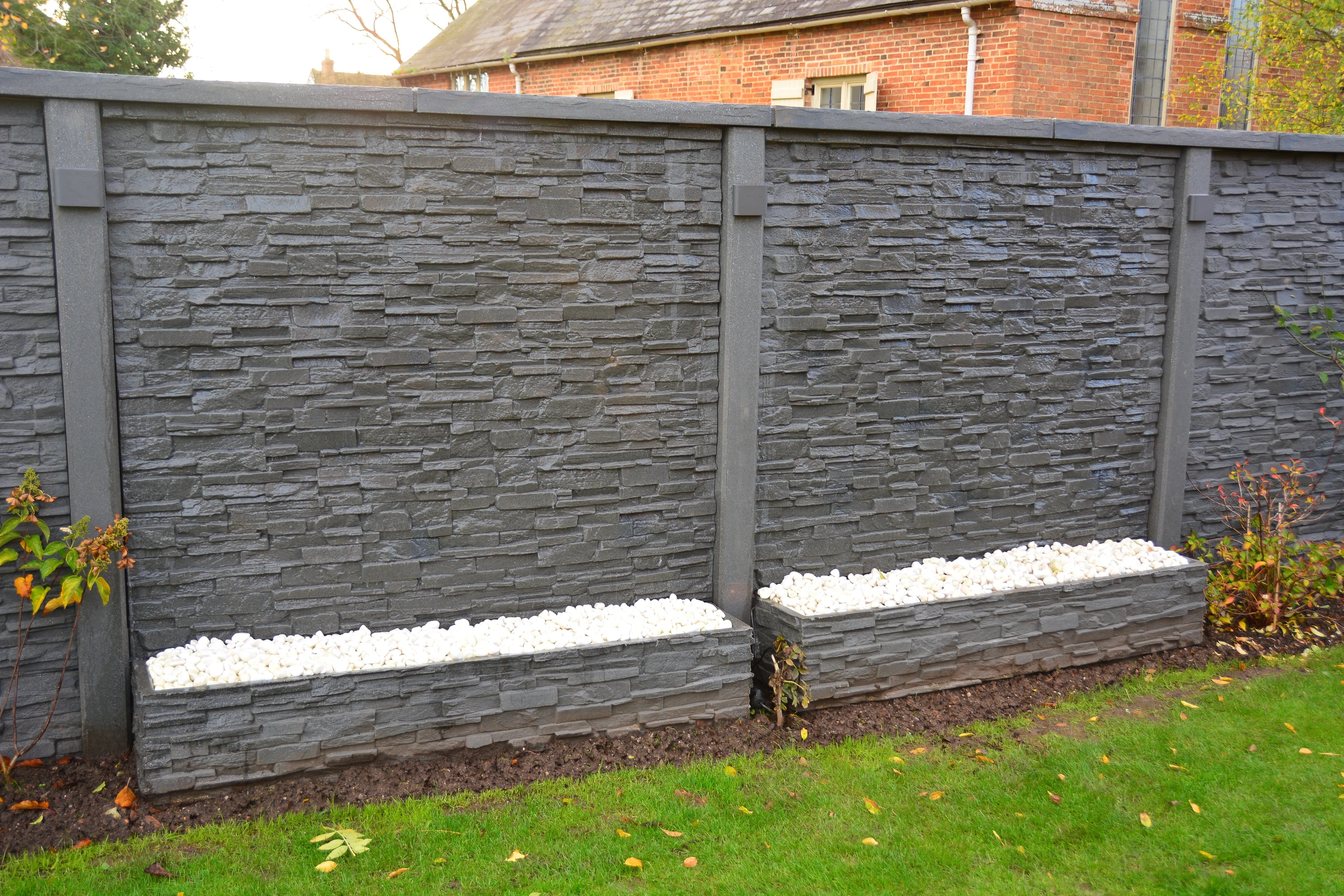 Lakeland Slate 6ft Cascade Waterfall Feature - Surface Mounted - Moody Blue