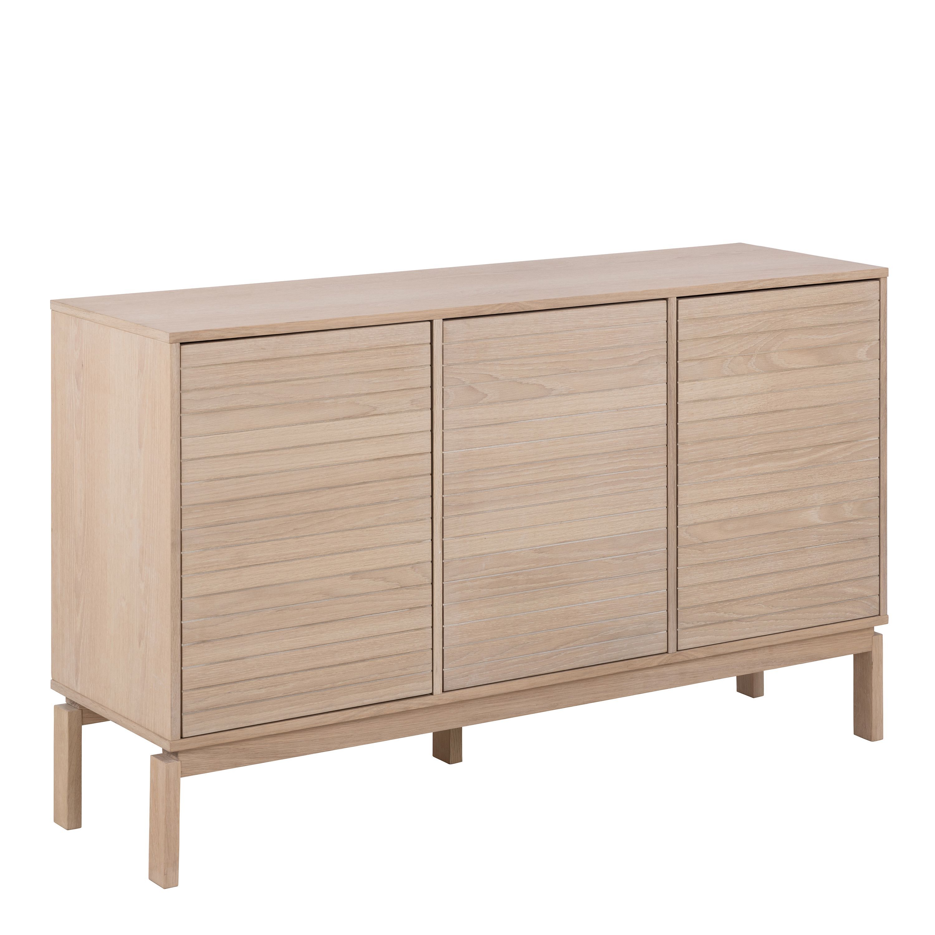Linley 3 Door Sideboard In White Oak