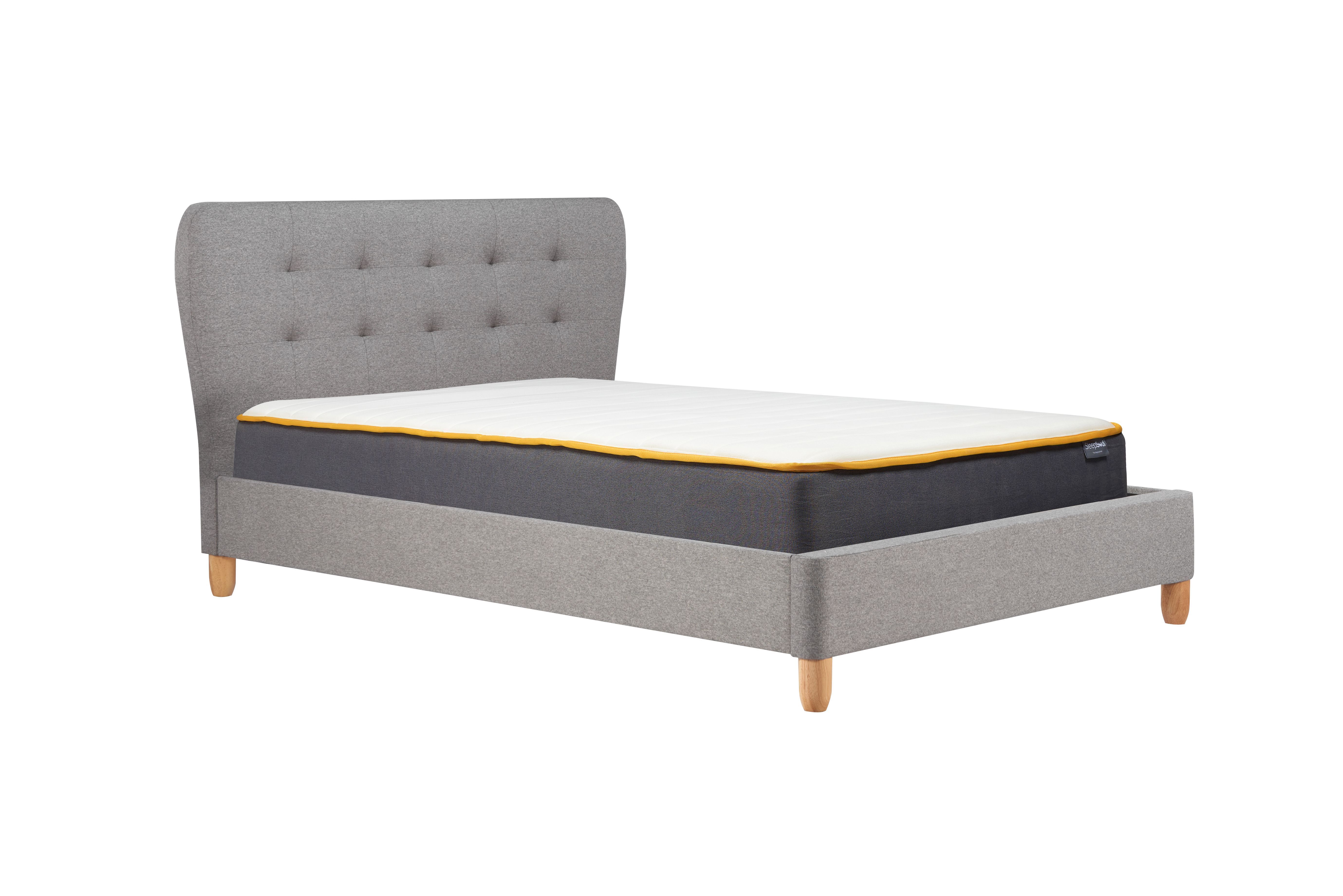 Stockholm King Bed Grey