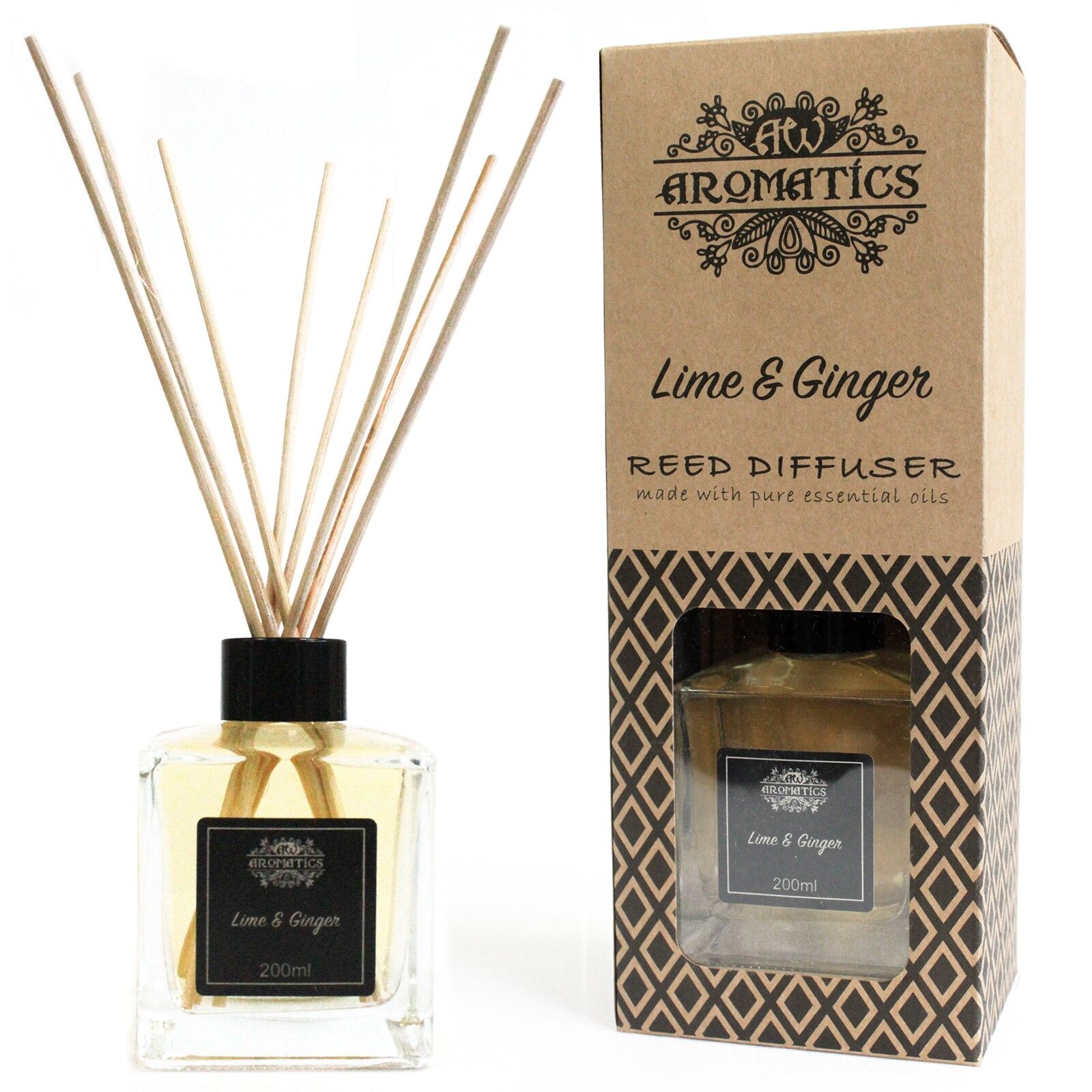 200ml Lime & Ginger Reed Diffuser