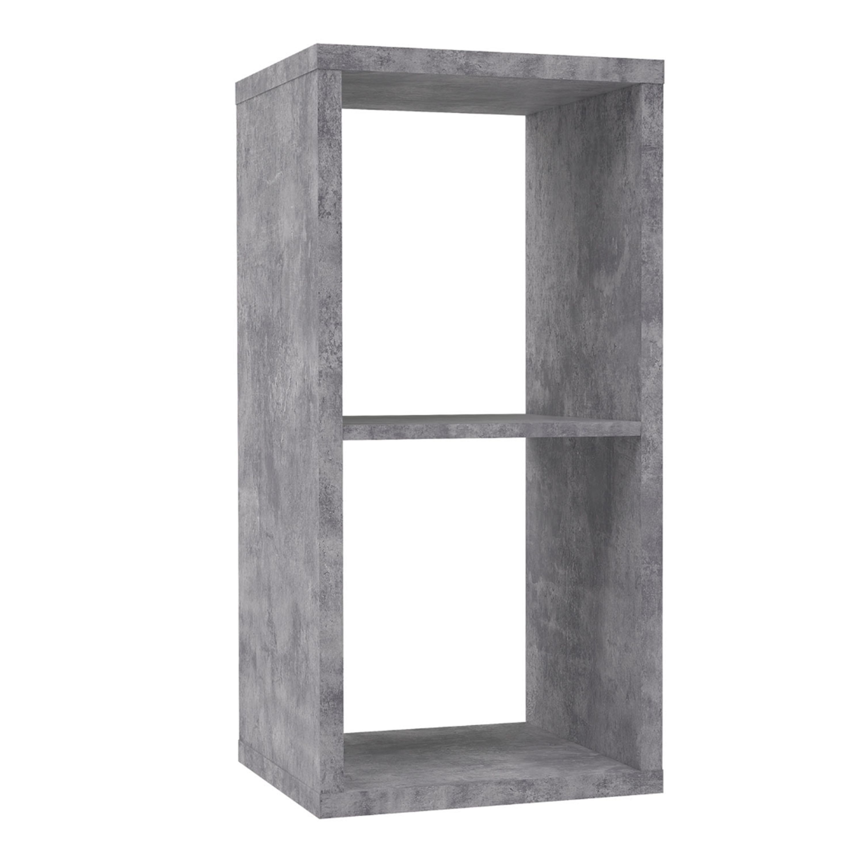 Mauro 1 Shelf Storage Unit In Concrete Grey