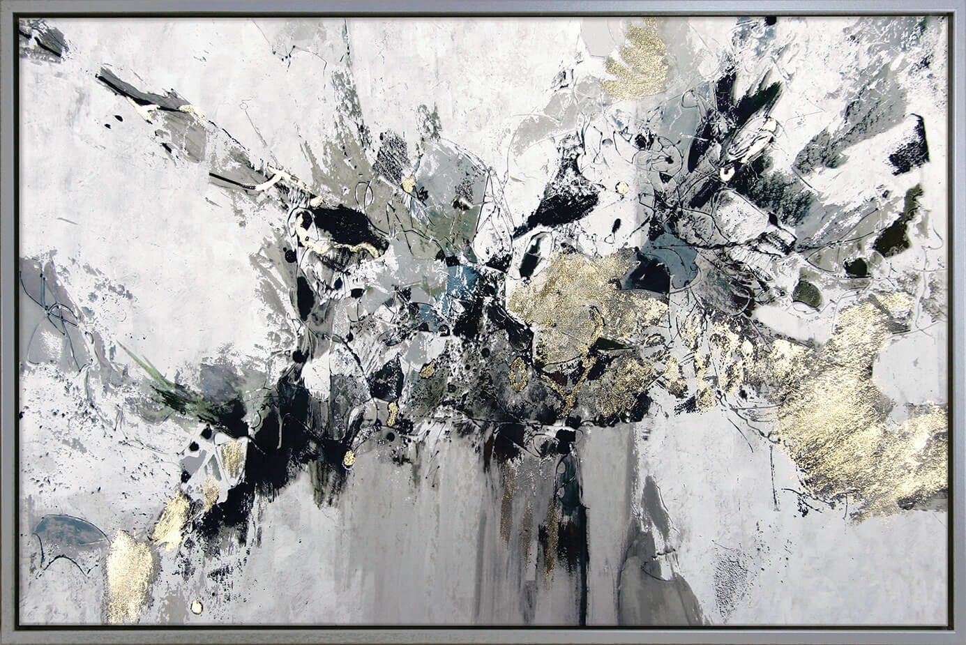 Colourburst Black & Grey I By Jennifer Gardner