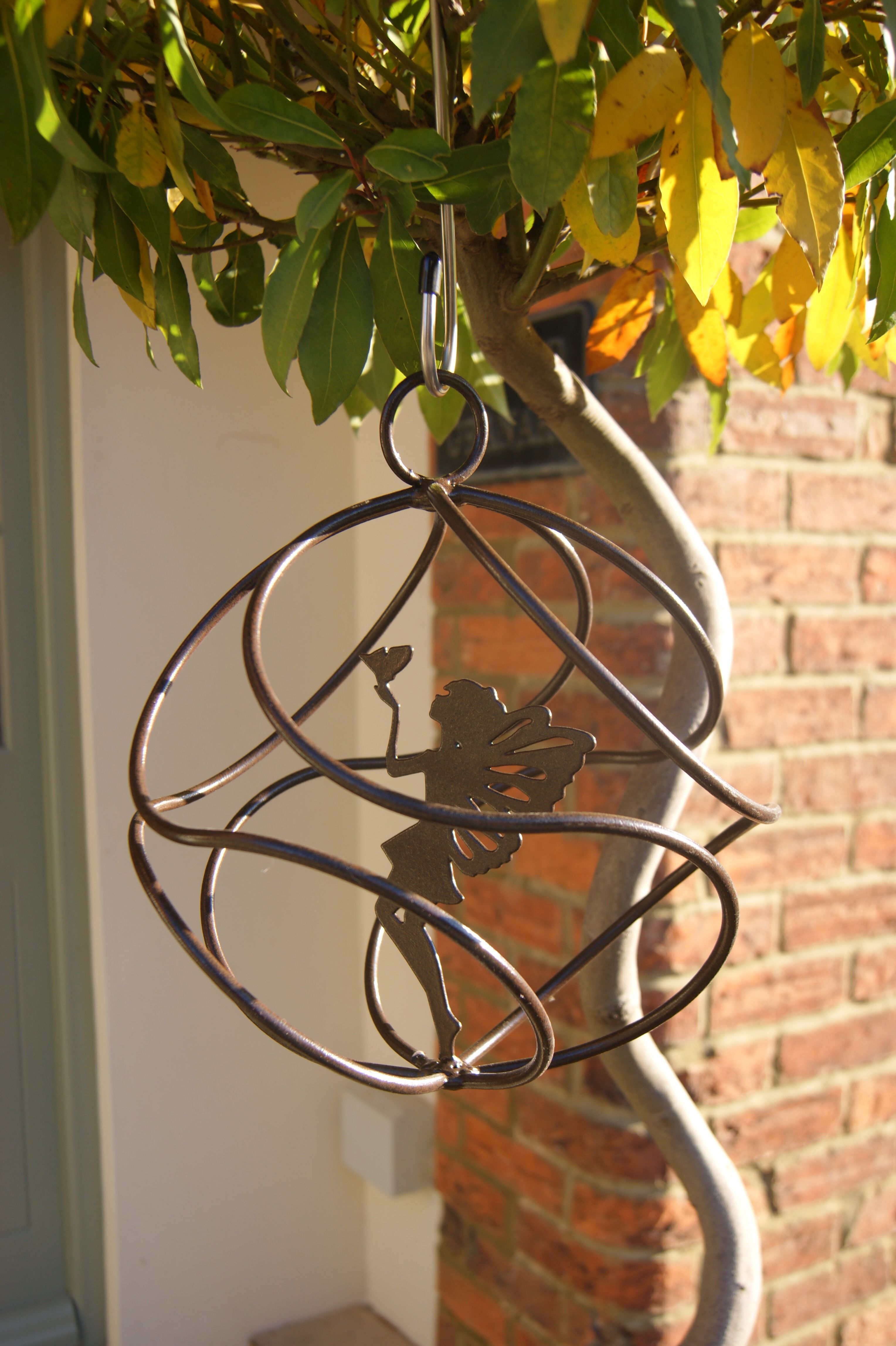Fairy Catcher With Standing Fairy Brown