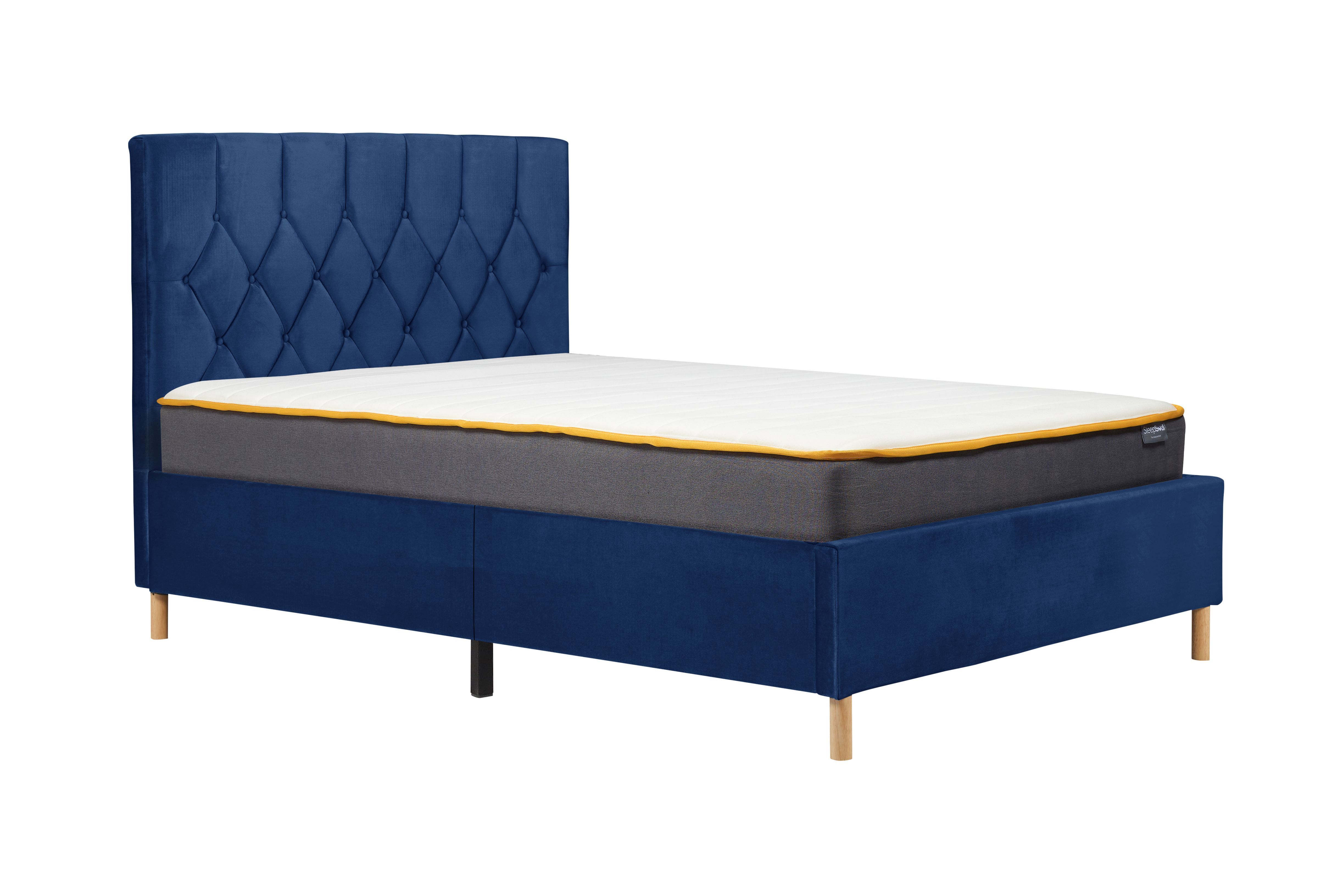 Loxley Small Double Bed Blue